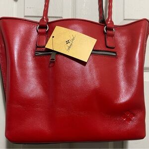 Patricia Nash Tote with beautiful detail and dust bag.